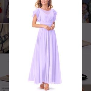 Lavender Azazie Bridesmaid Dress